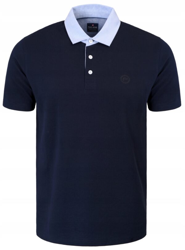 POLO Koszulka Męska granatowa gładka Bawełniana Pako polówka elegancka 3XL - sklepbastion.pl
